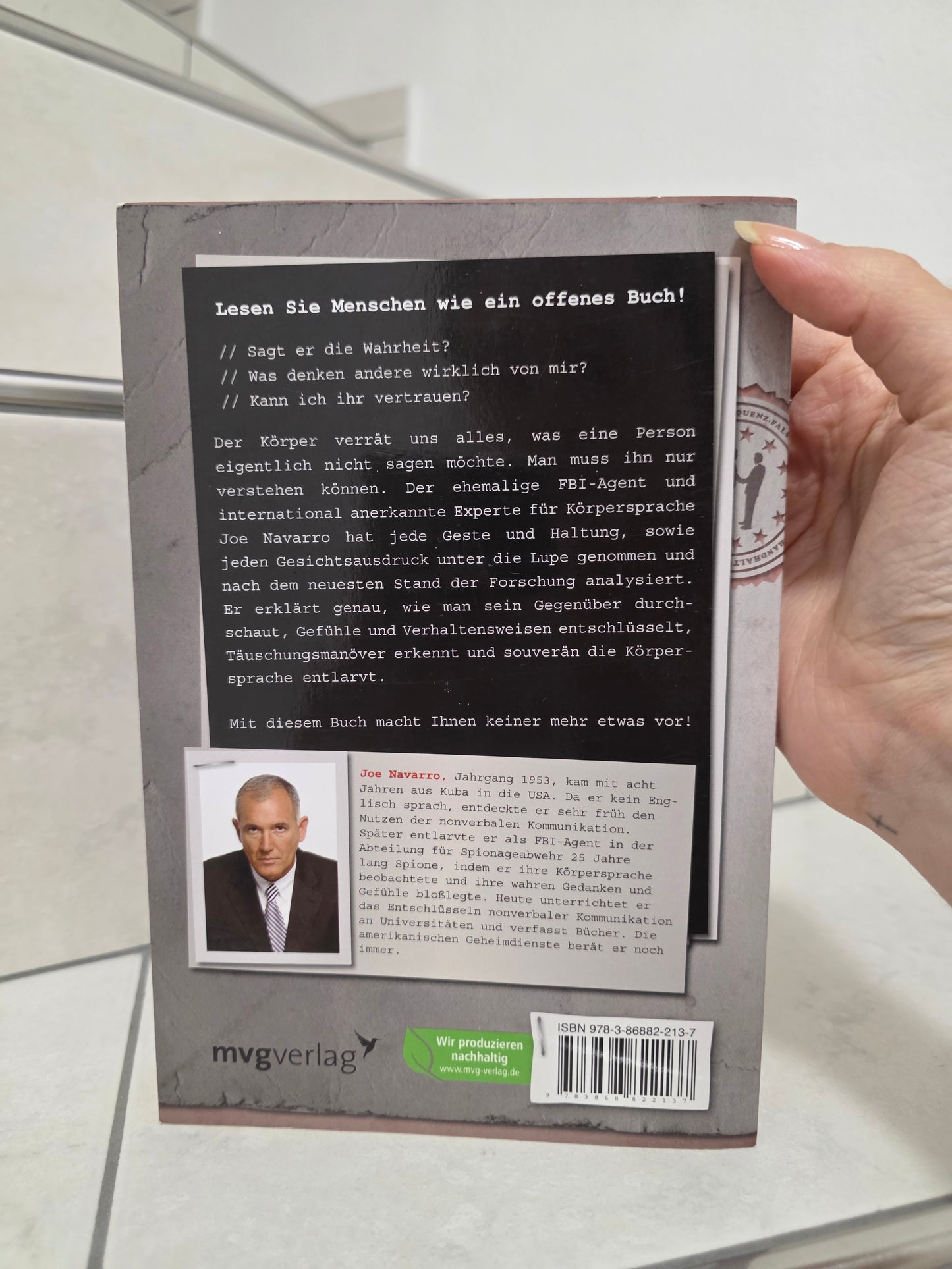 Menschen lesen von Joe Navarro mit Marvin Karlins