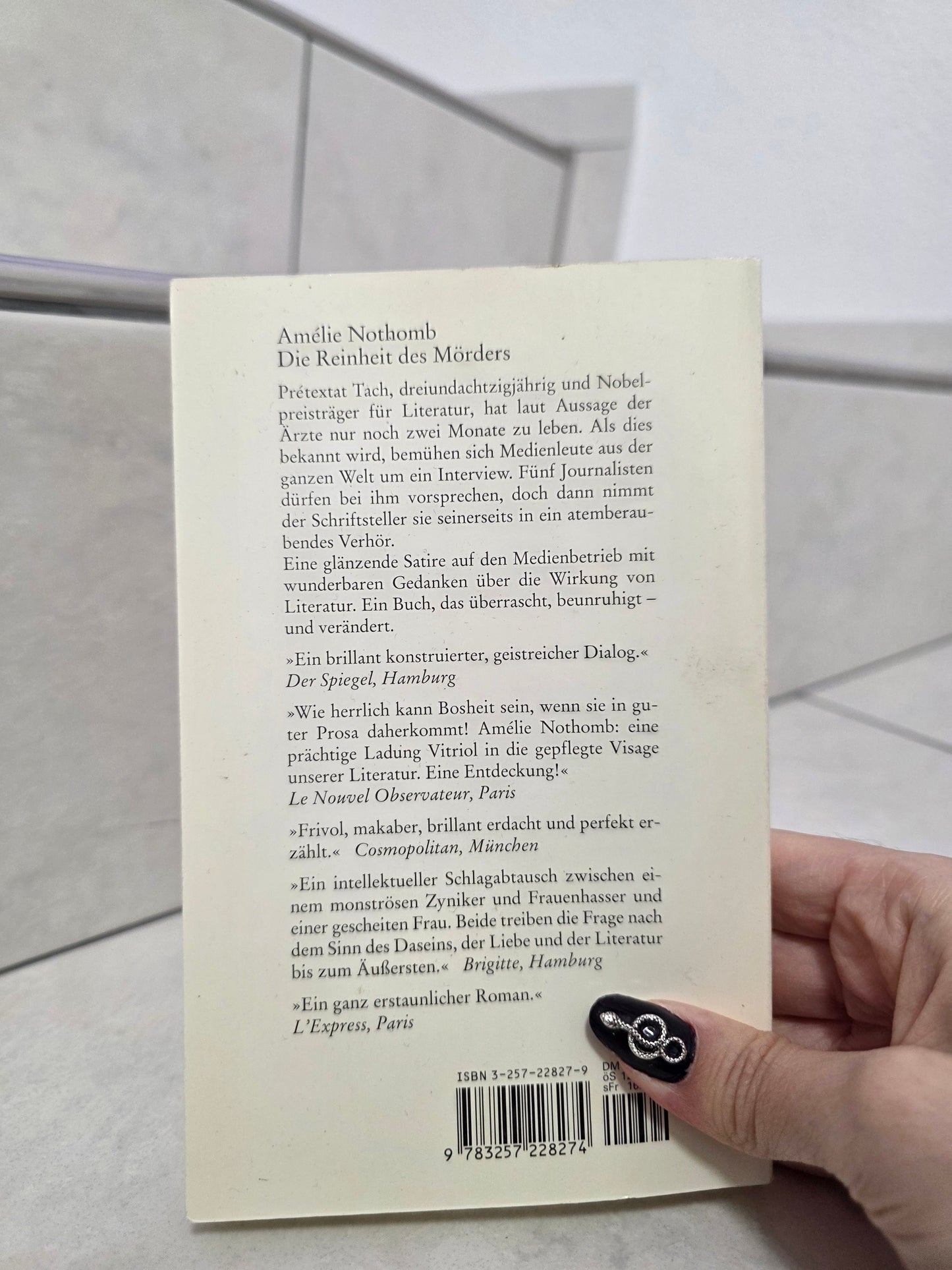 Die Reinheit des Mörders von Amélie Nothomb