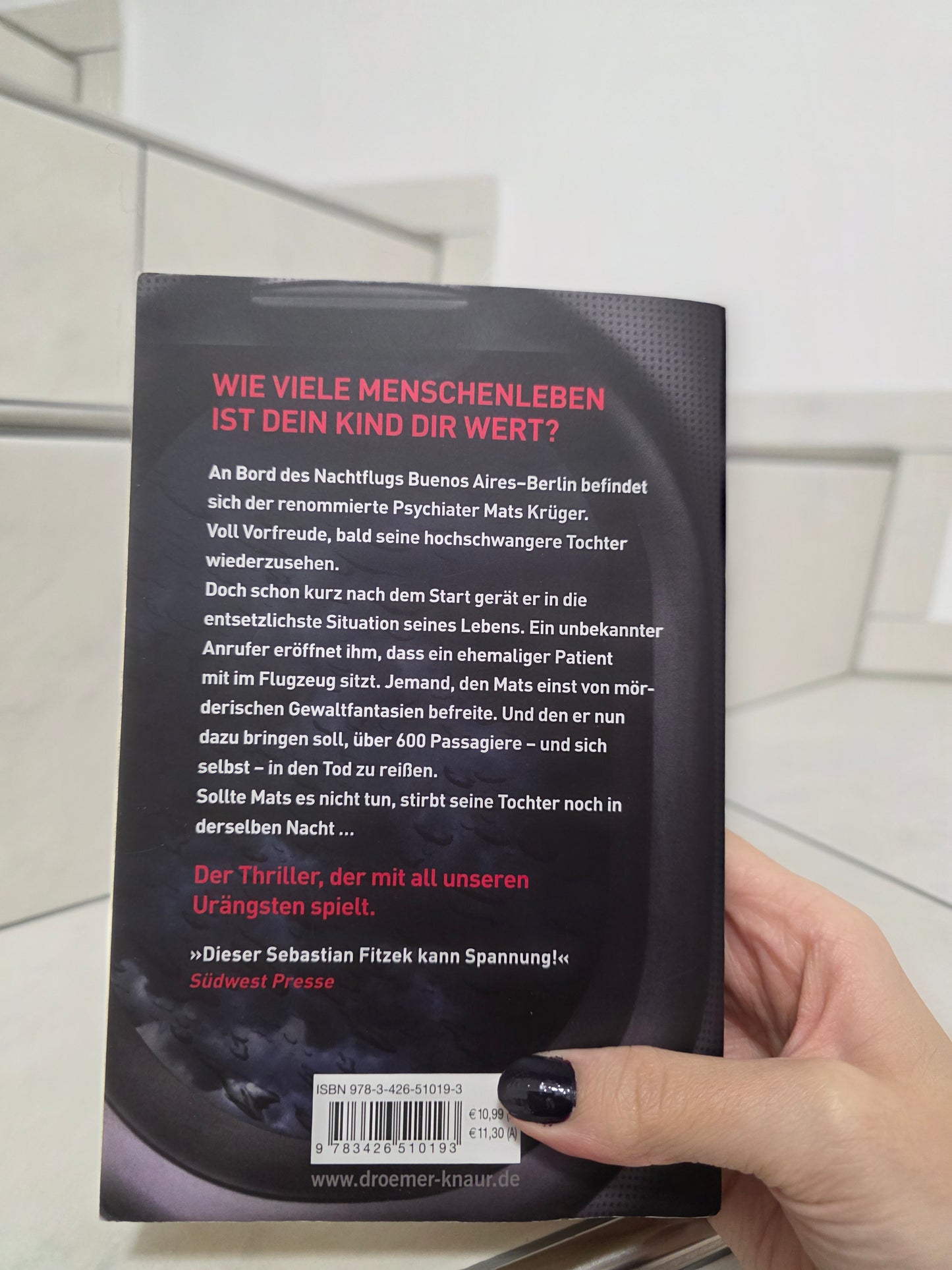 Flugangst 7A von Sebastian Fitzek