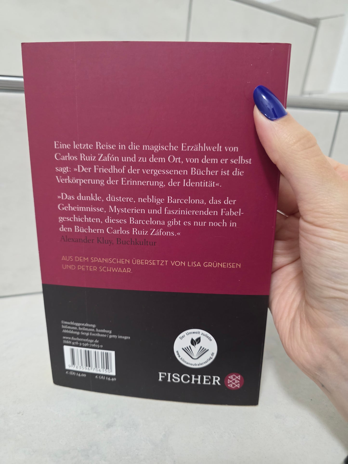 Der Friedhof der vergessenen Bücher von Carlos Ruiz Zafon