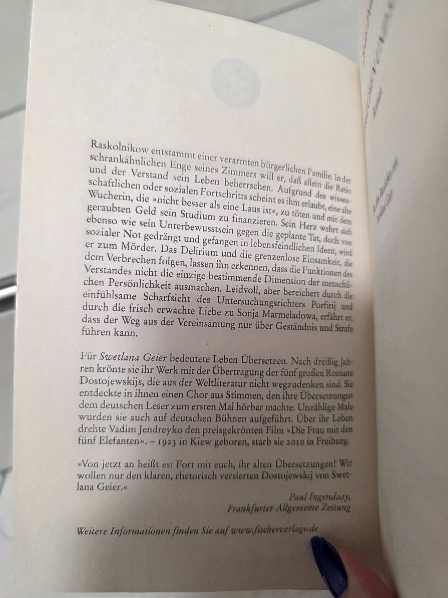 Verbrechen und Strafe von Fjodor Dostojewskij