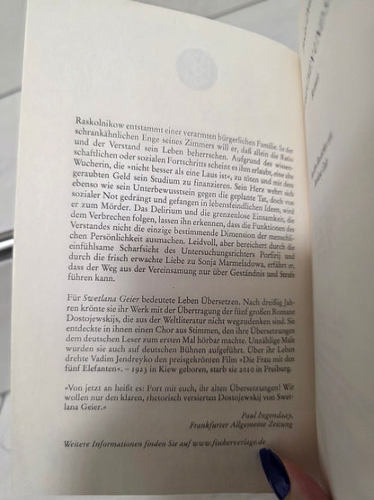 Verbrechen und Strafe von Fjodor Dostojewskij