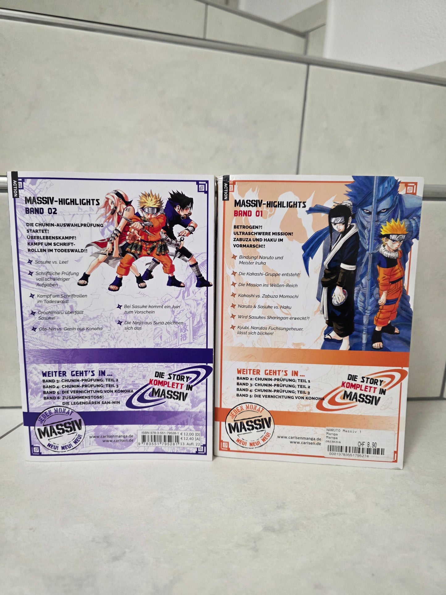Naruto 1&2 von Masashi Kishimoto