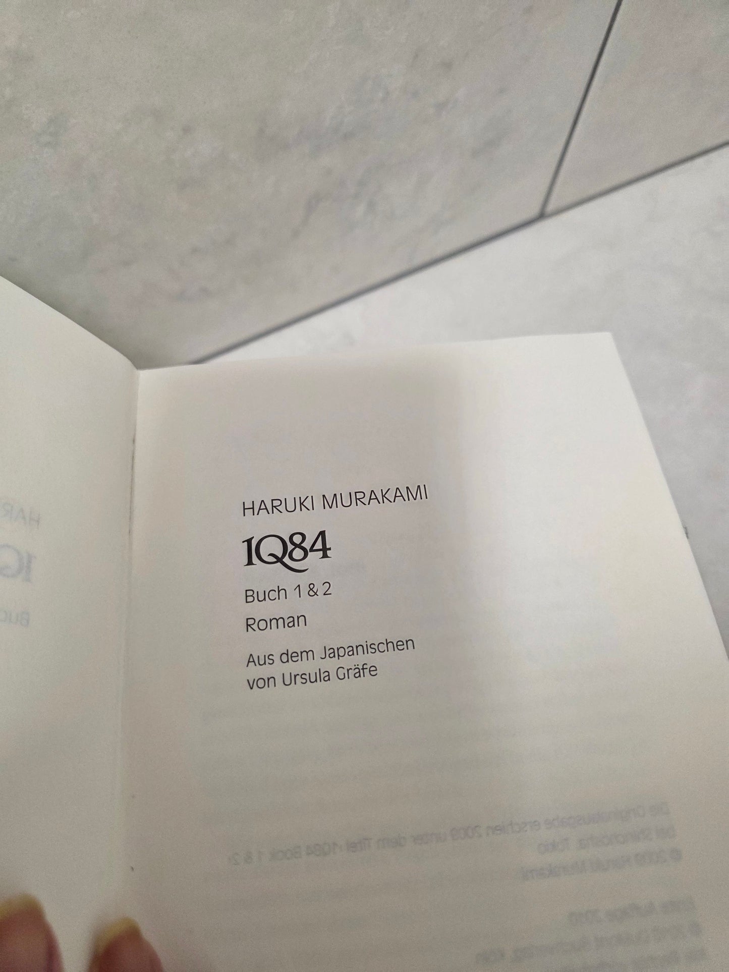IQ84 1-3 von Haruki Murakami