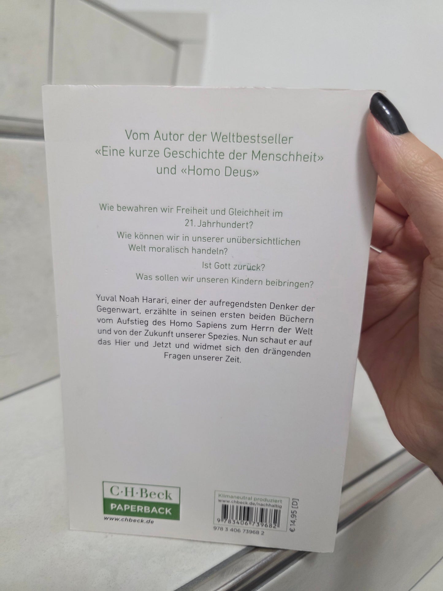 21 Lektionen für das 21. Jahrhundert von Yuval Noah Harari