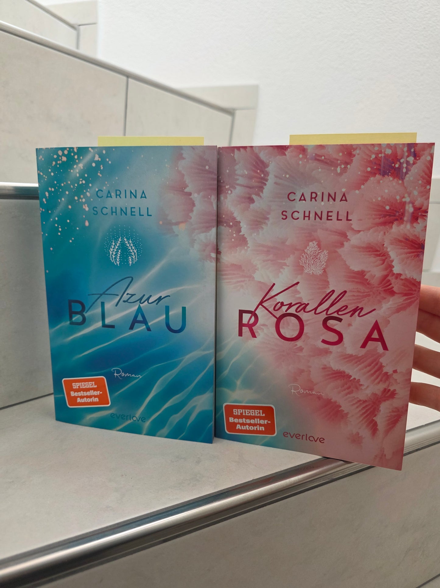 Azurblau & Korallenrosa von Carina Schnell