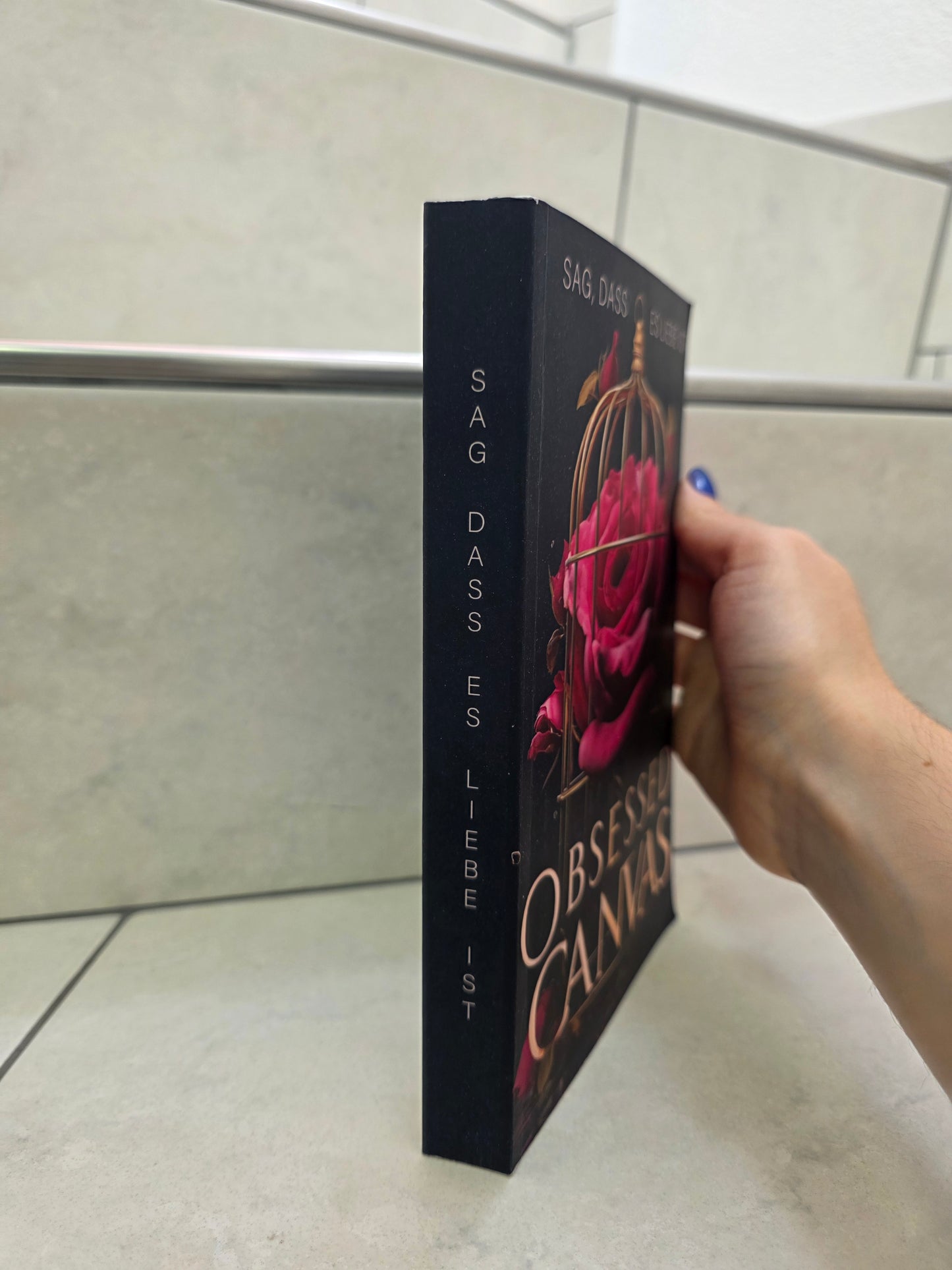 Obsessed Canvas: Sag, dass es Liebe ist von Lena Keller