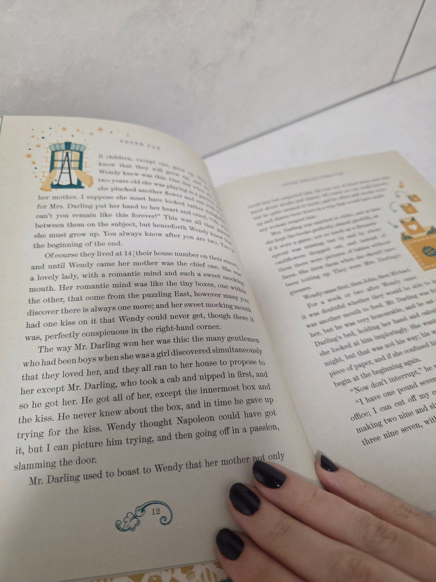 Peter Pan by J.M. Barrie (Minalima edition)