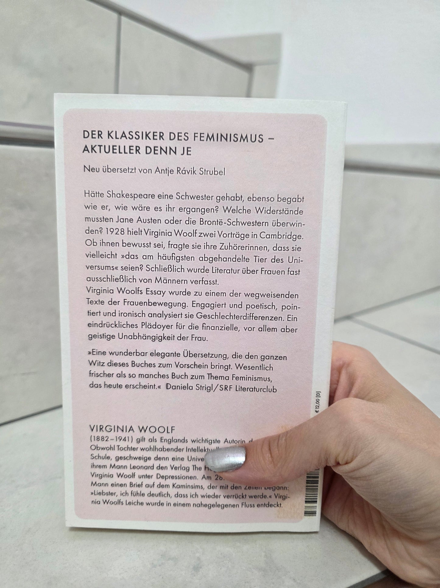 Ein Zimmer für sich allein von Virginia Woolf