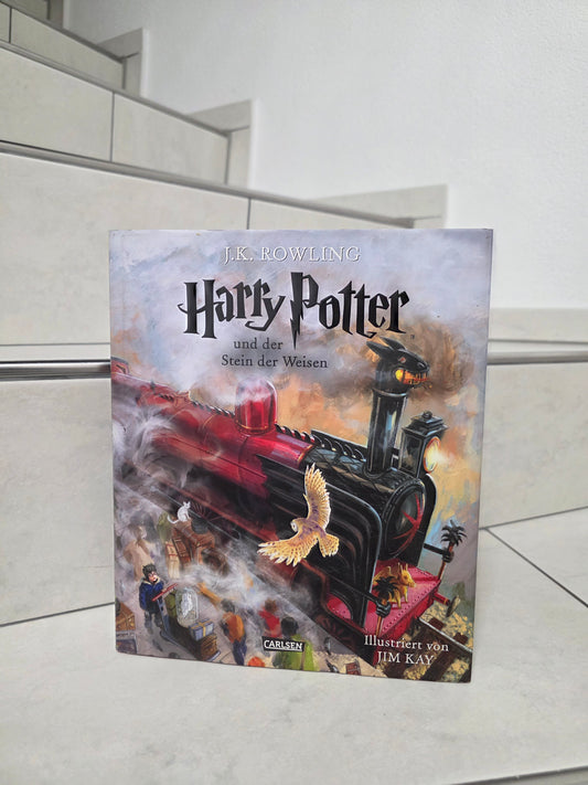 Harry Potter und der Stein der Weisen illustriert von J.K. Rowling