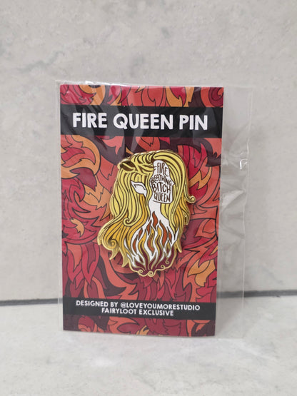 Fire Queen Pin Throne of Glass