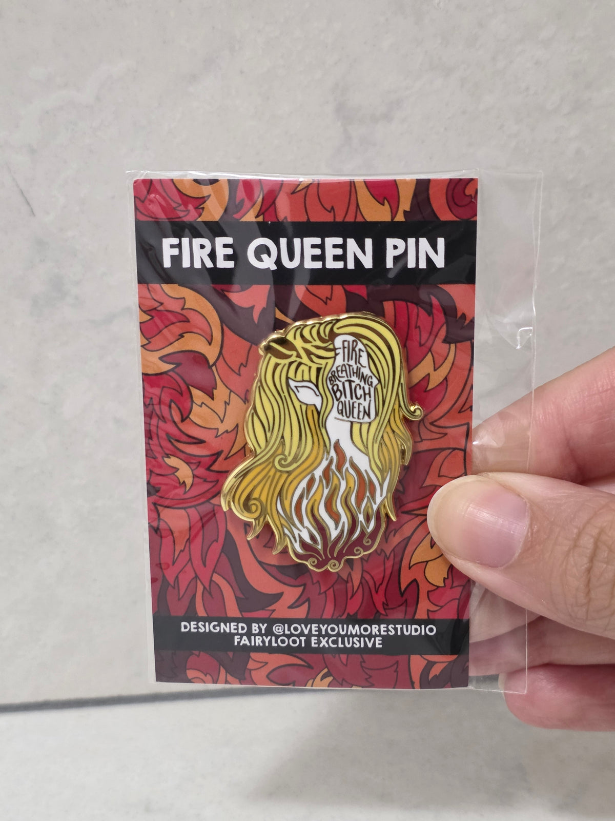 Fire Queen Pin Throne of Glass