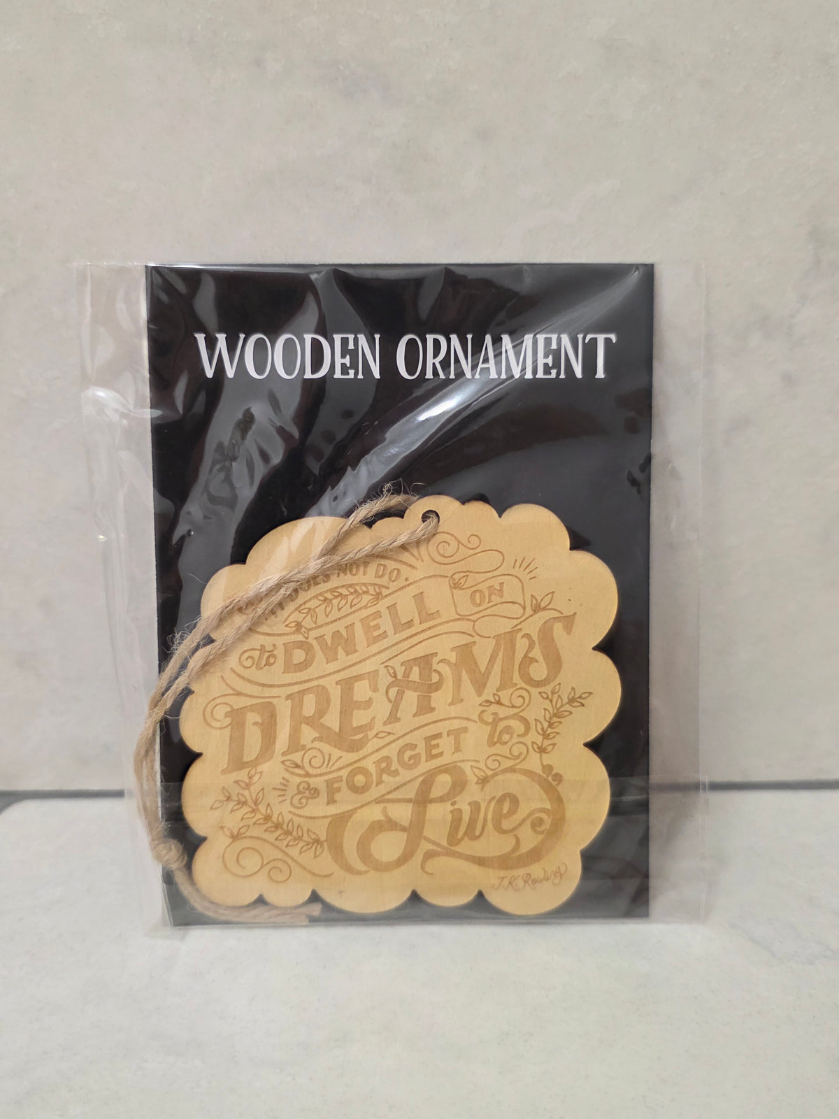 Dumbledore Quote Wooden Ornament