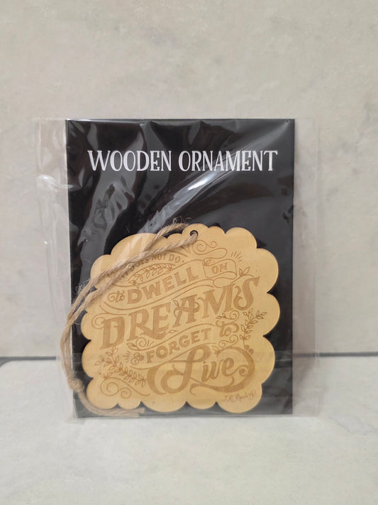 Dumbledore Quote Wooden Ornament