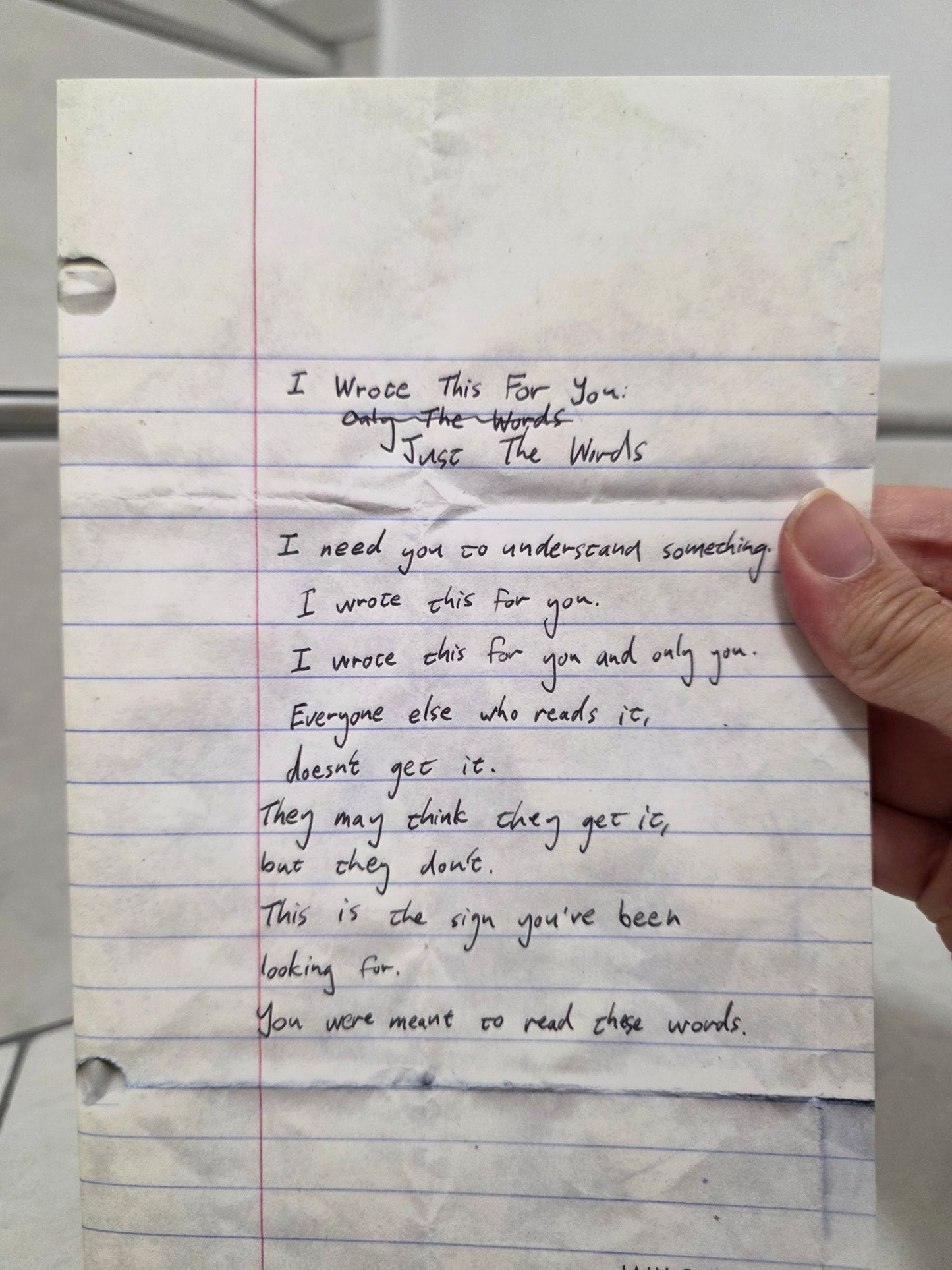 I Wrote This for You by Iain S. Thomas