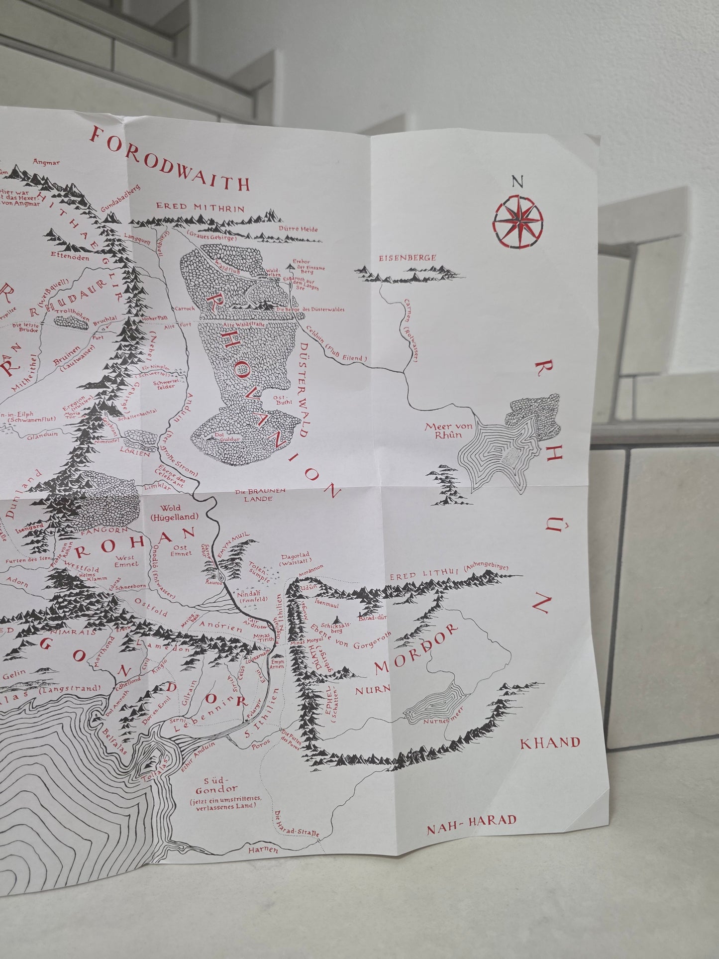 Mittelerde A3 Karte