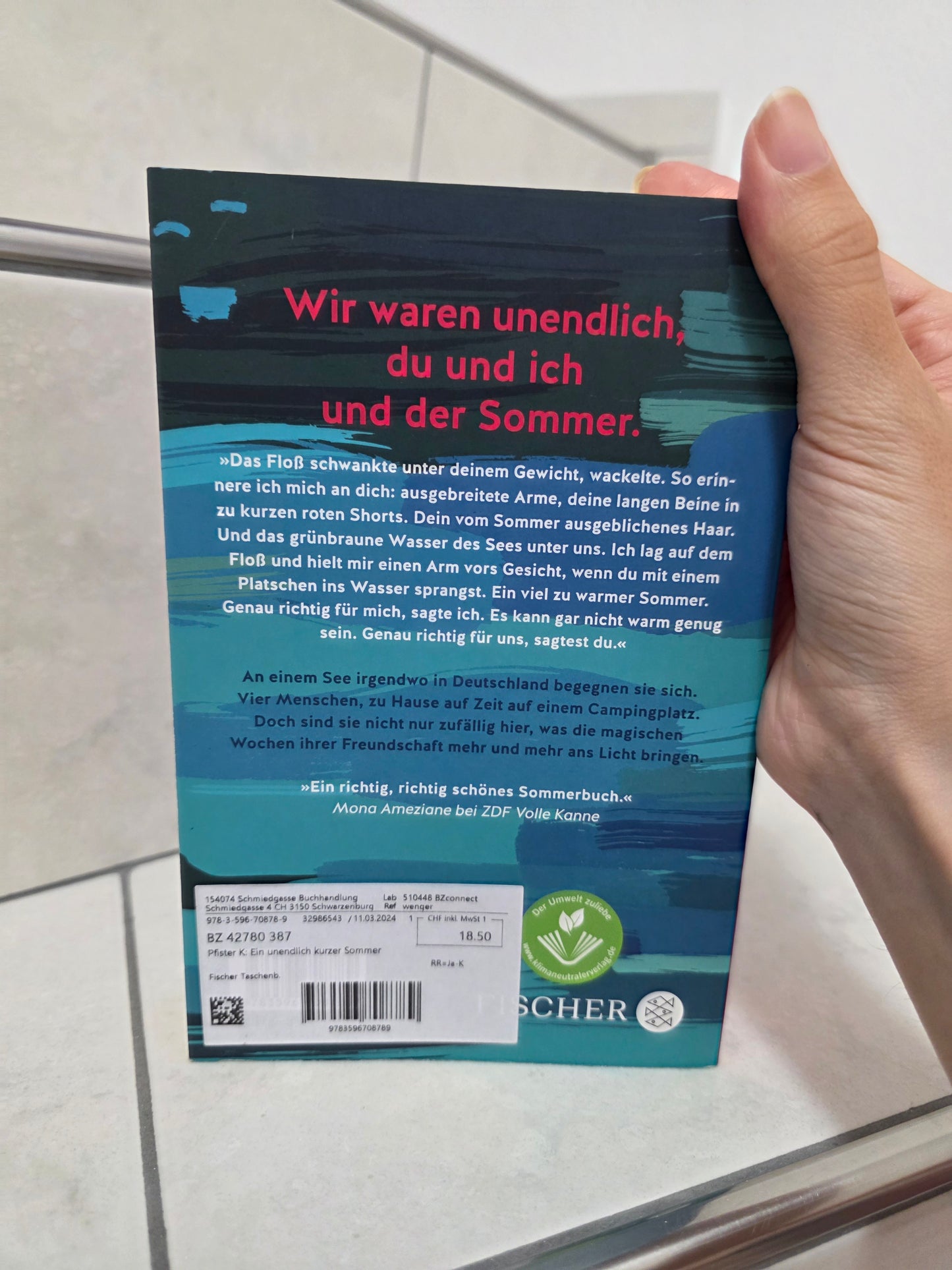 Ein unendlich kurzer Sommer von Kristina Pfister