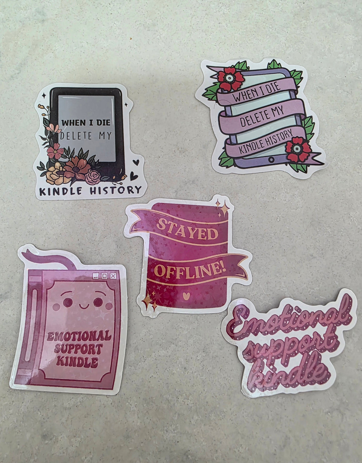 Kindle Sticker Bundle Basic