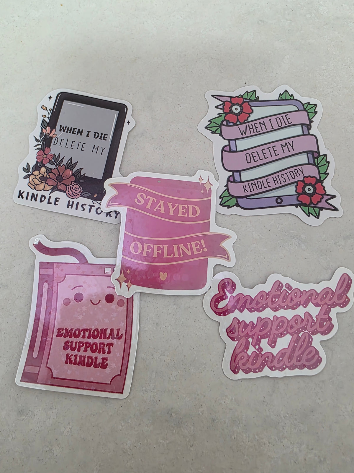 Kindle Sticker Bundle Basic