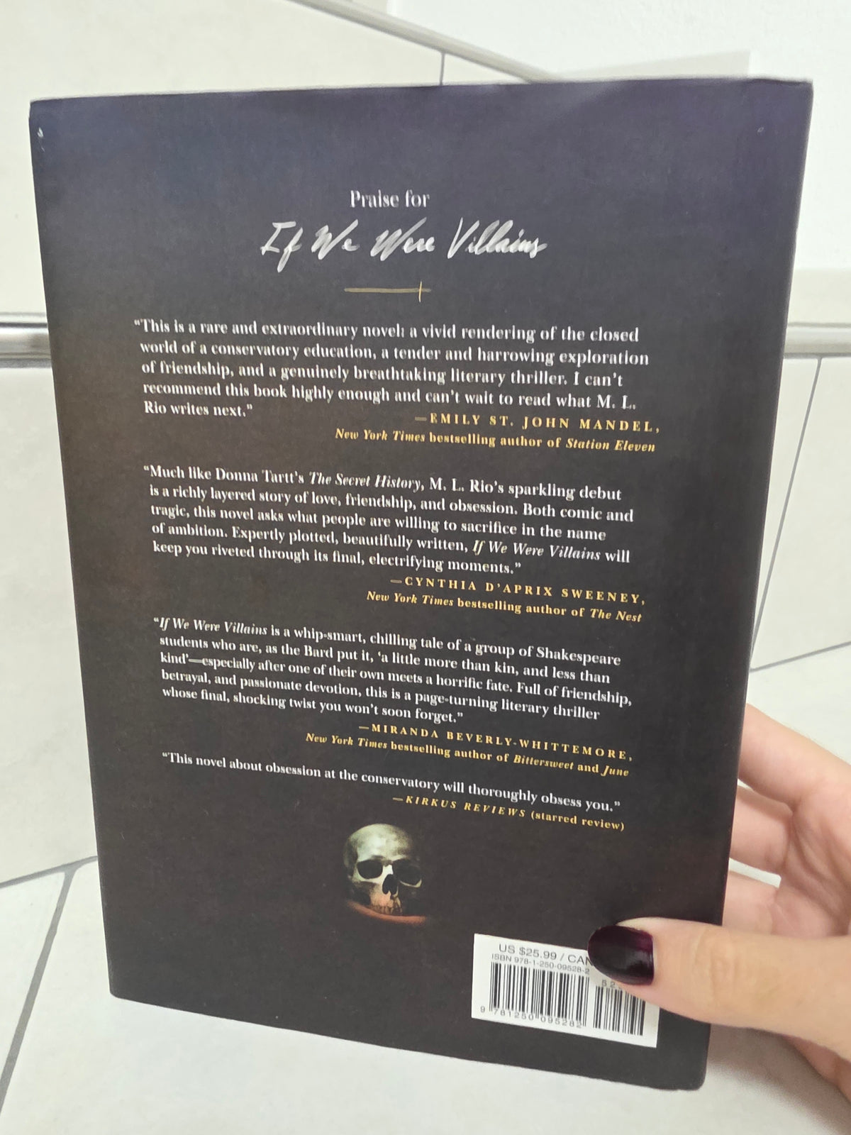 If We Were Villains HC by M.L. Rio
