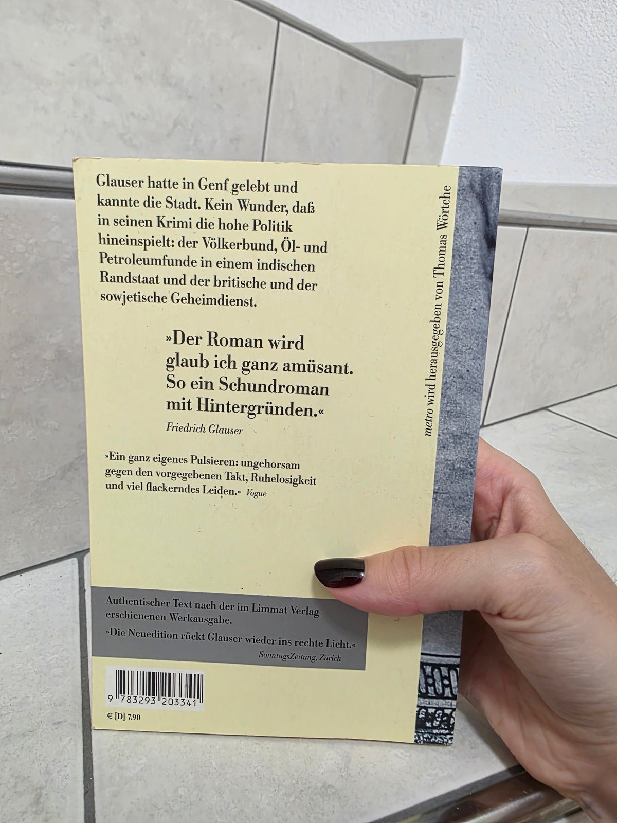 Der Tee der drei alten Damen von Friedrich Glauser
