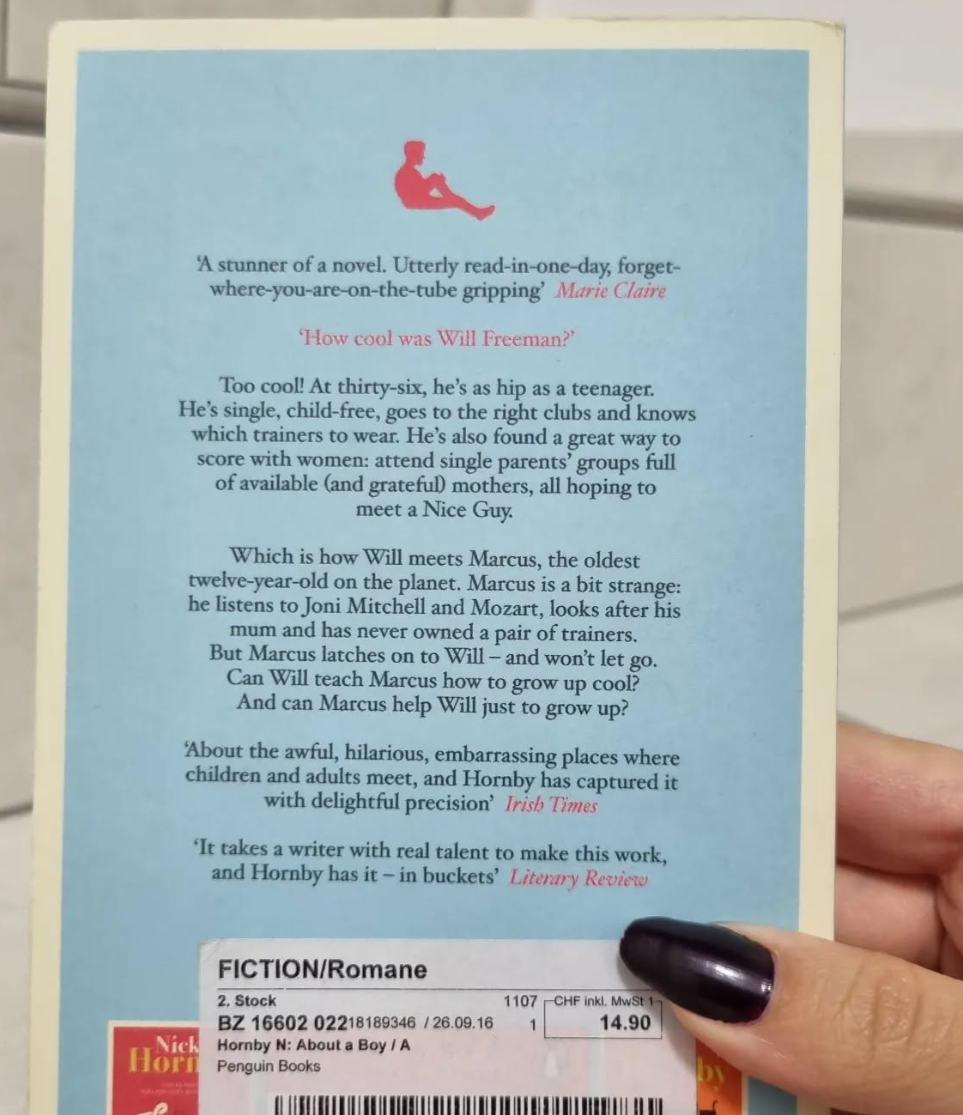 About a boy by Nick Hornby