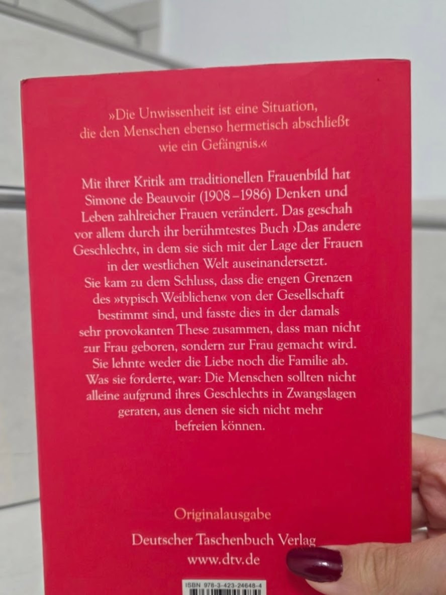 Simone de Beauvoir und das andere Geschlecht von Hans-Martin Schönherr-Mann