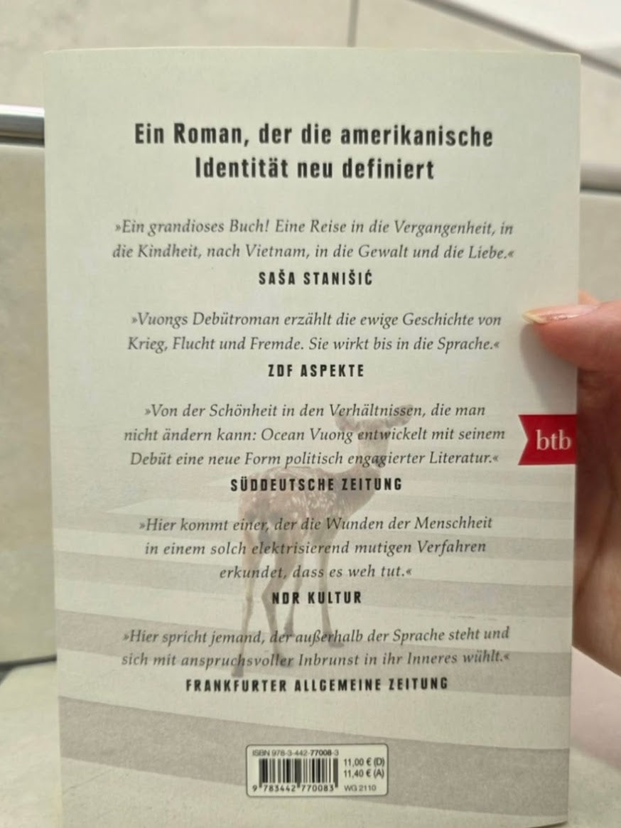 Auf Erden sind wir kurz grandios von Ocean Vuong